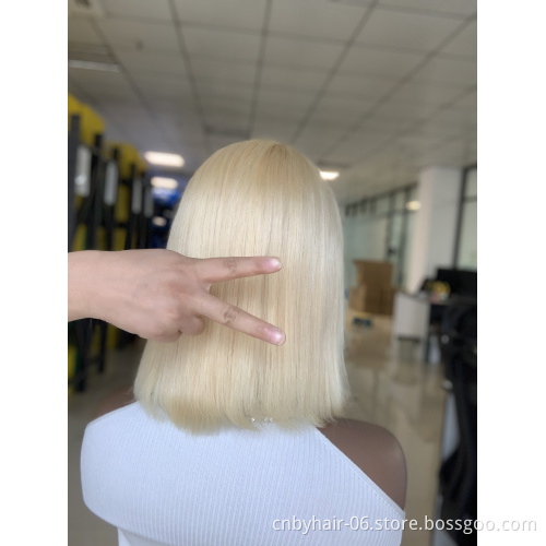 613 Blonde 13x4 Straight Lace Wigs 100% Virgin Human Hair Bob Wigs for Black Women Brazilian Human Hair Lace Front Wigs